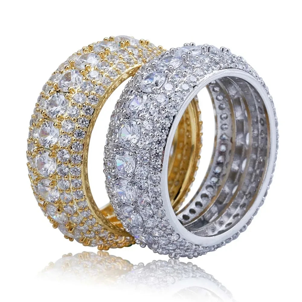 Iced Out Cubic Zirconia Ring