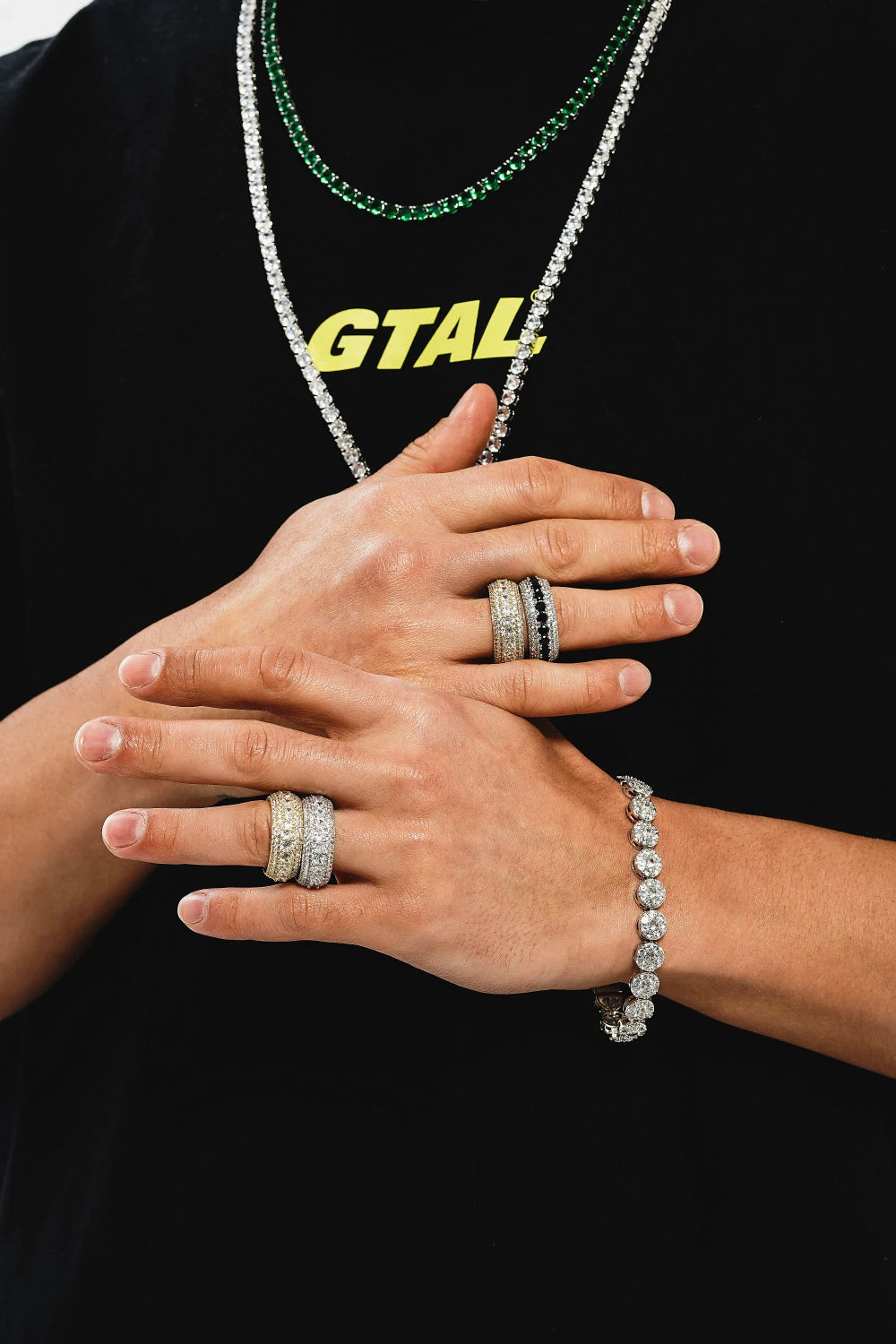 Iced Out Cubic Zirconia Ring