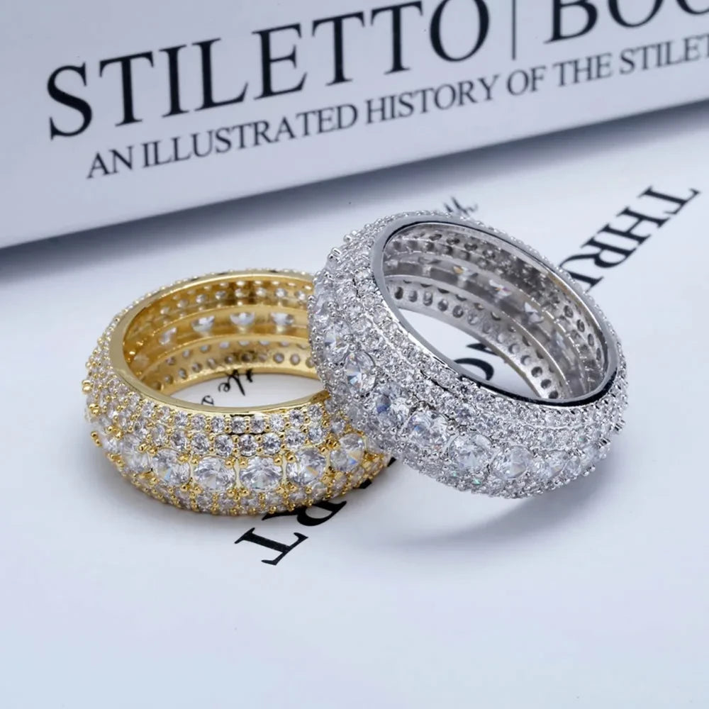Iced Out Cubic Zirconia Ring