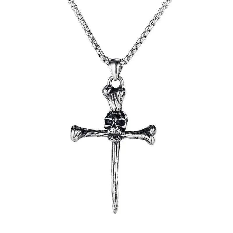 Large Wing Zircon Pendant Necklace