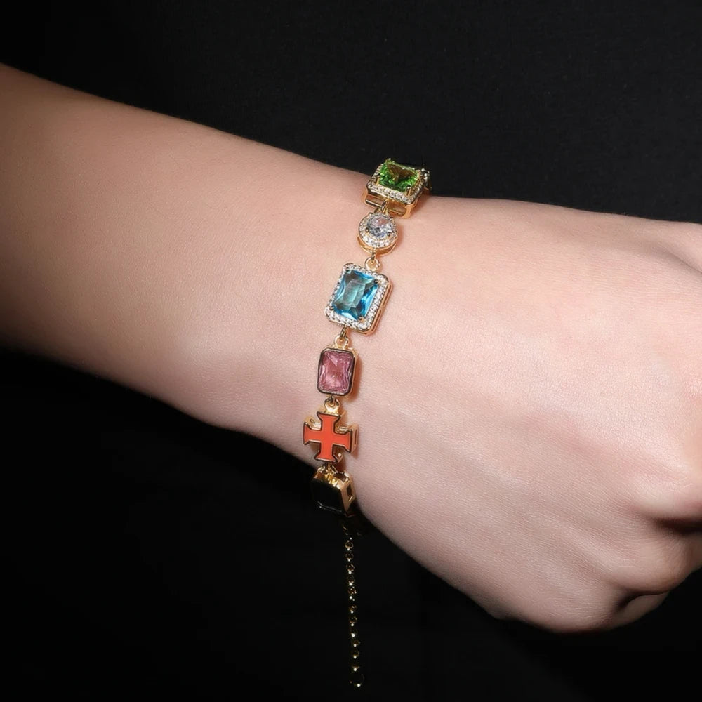 Baguette Cubic Zirconia Jewelry Set
