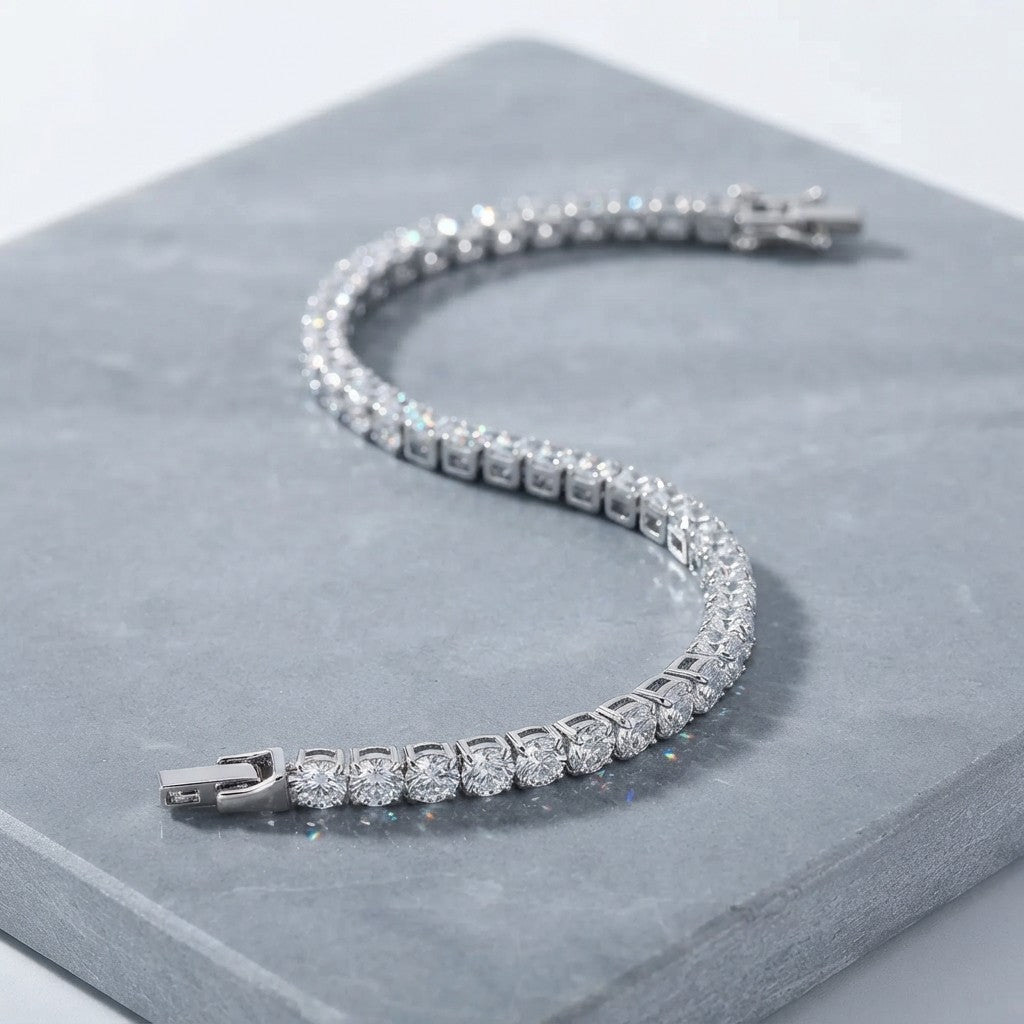 Cubic Zirconia Tennis Bracelet